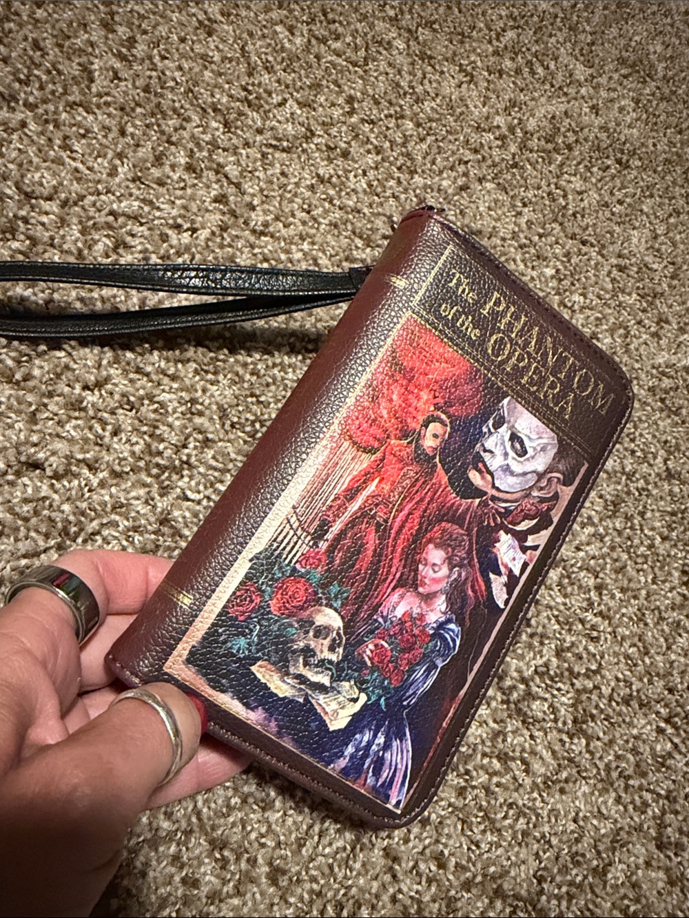 Phantom of the Opera Book-like Wristlet Wallet (NWOT)